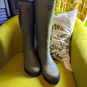 Le Chameau Vierzon Leather Lined Wellies size 39